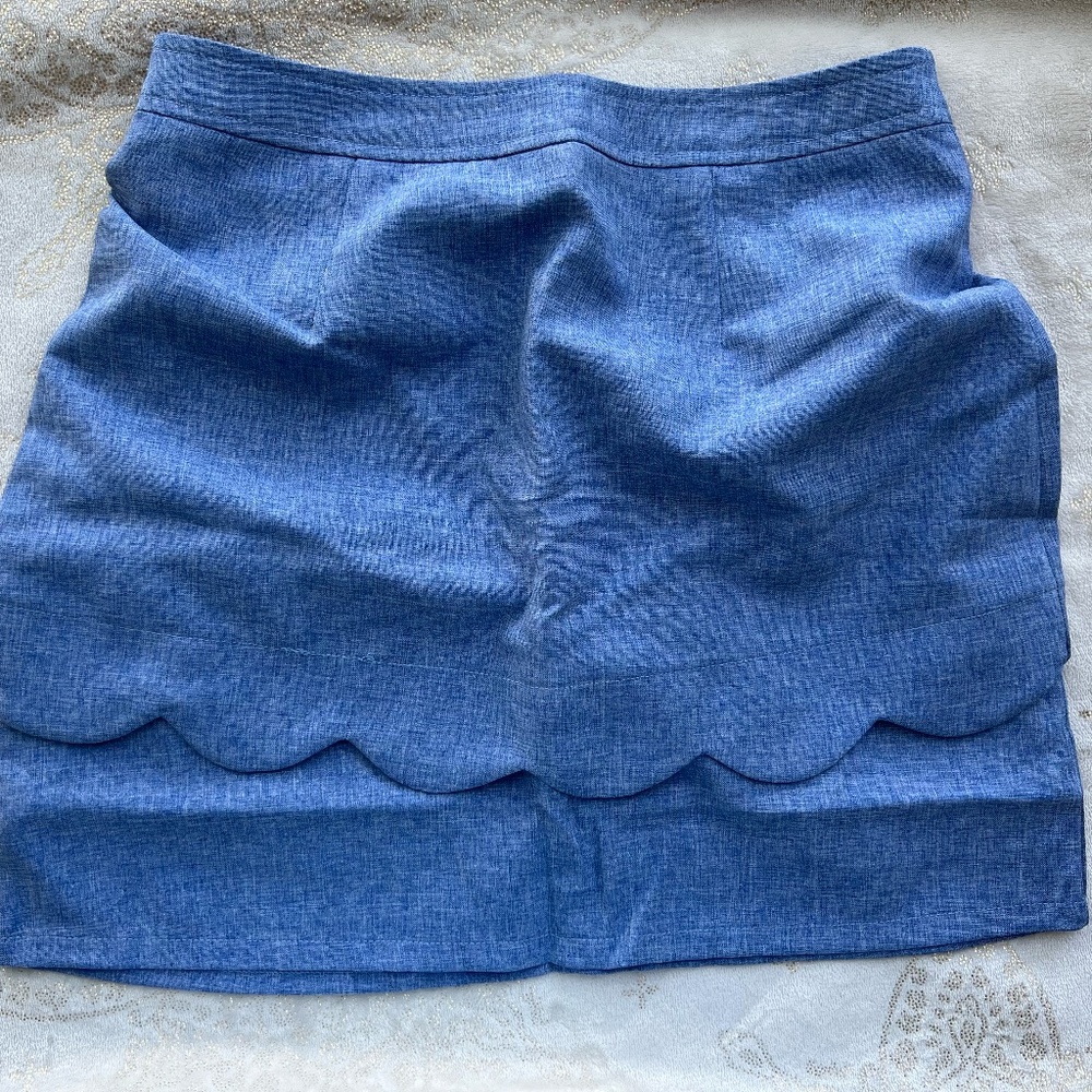 Blue cloth skirt size small